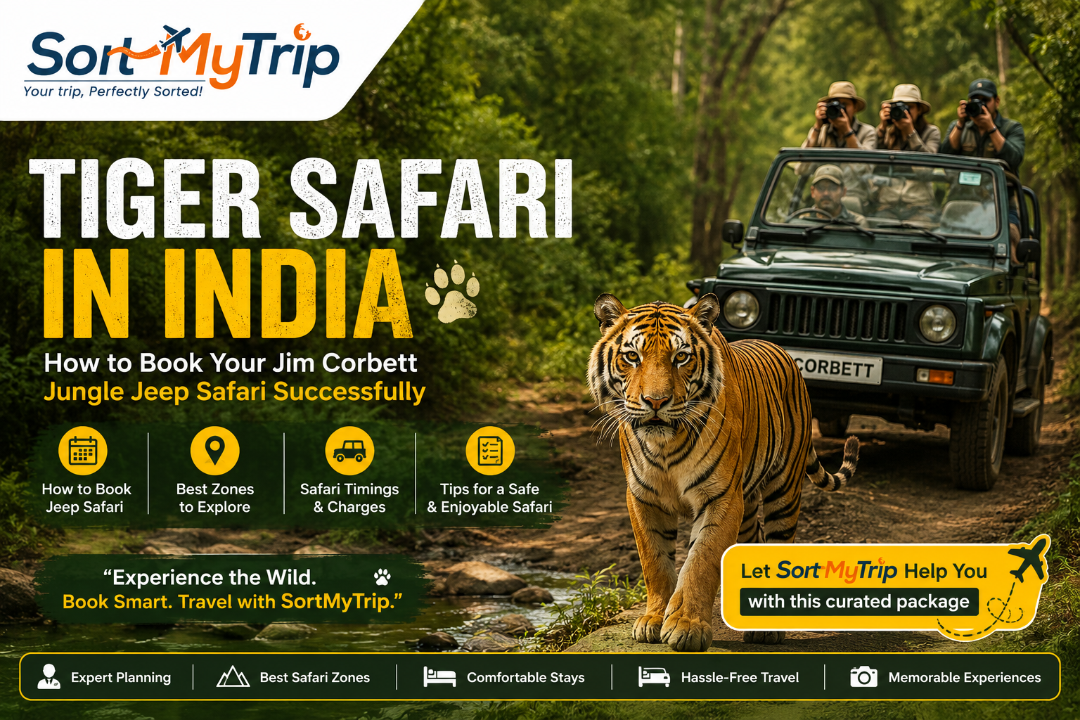 Tiger Safari in India: How to Book Your Jim Corbett Jungle Jeep Safari Successfully